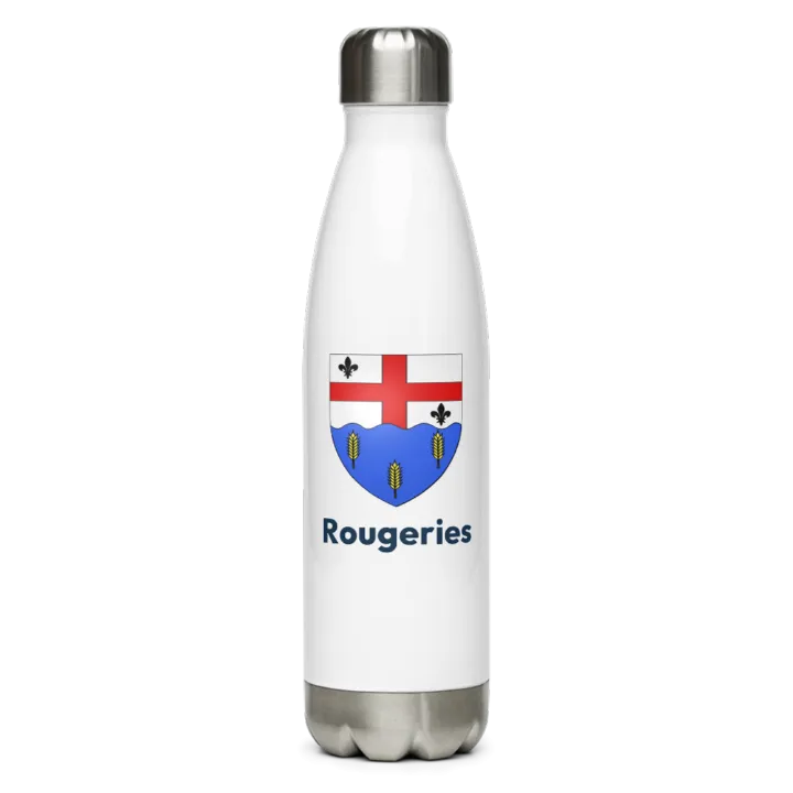 Gourde inox blason de Rougeries