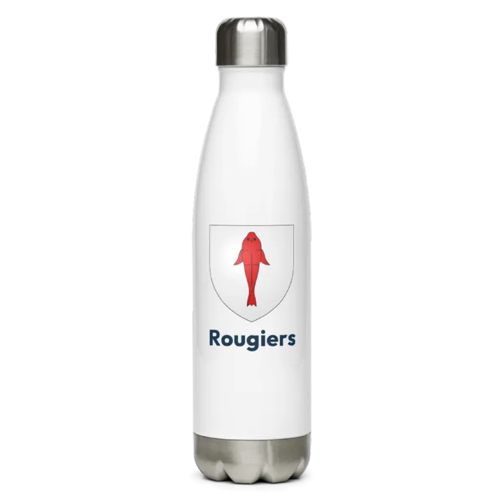 Gourde inox blason de Rougiers