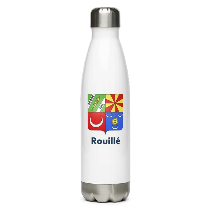 Gourde inox blason de Rouillé