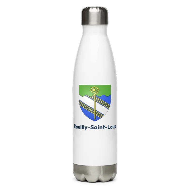Gourde inox blason de Rouilly-Saint-Loup