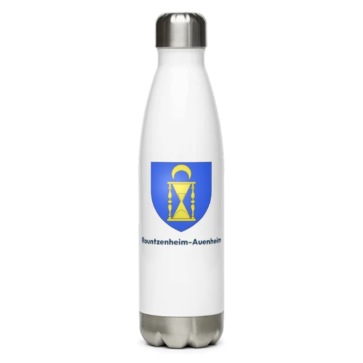 Gourde inox blason de Rountzenheim-Auenheim