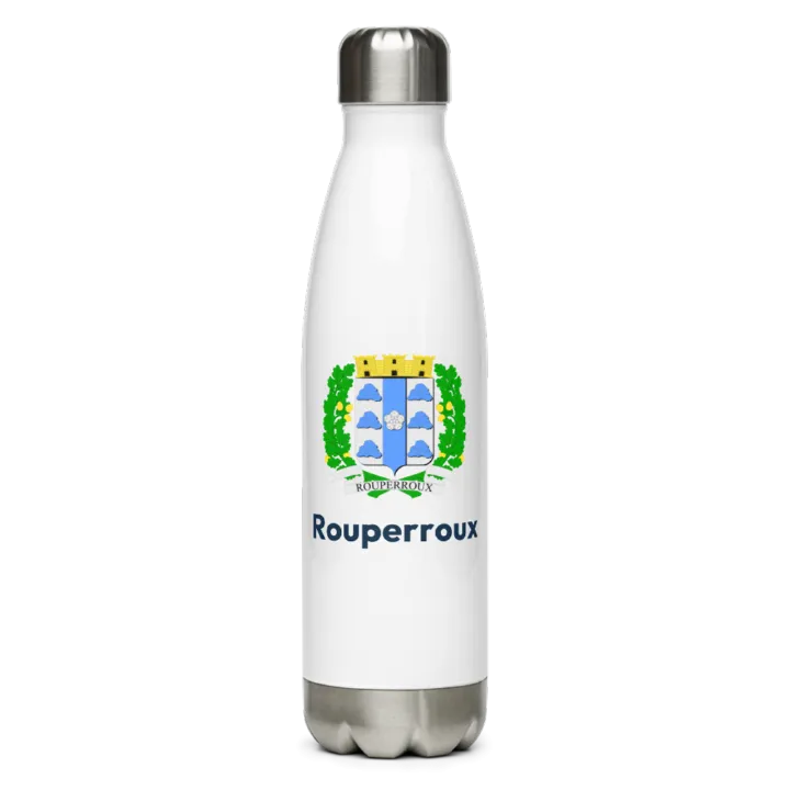 Gourde inox — blason de Rouperroux