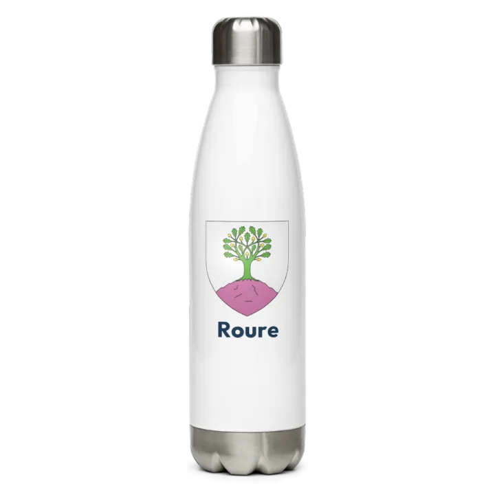 Gourde inox blason de Roure