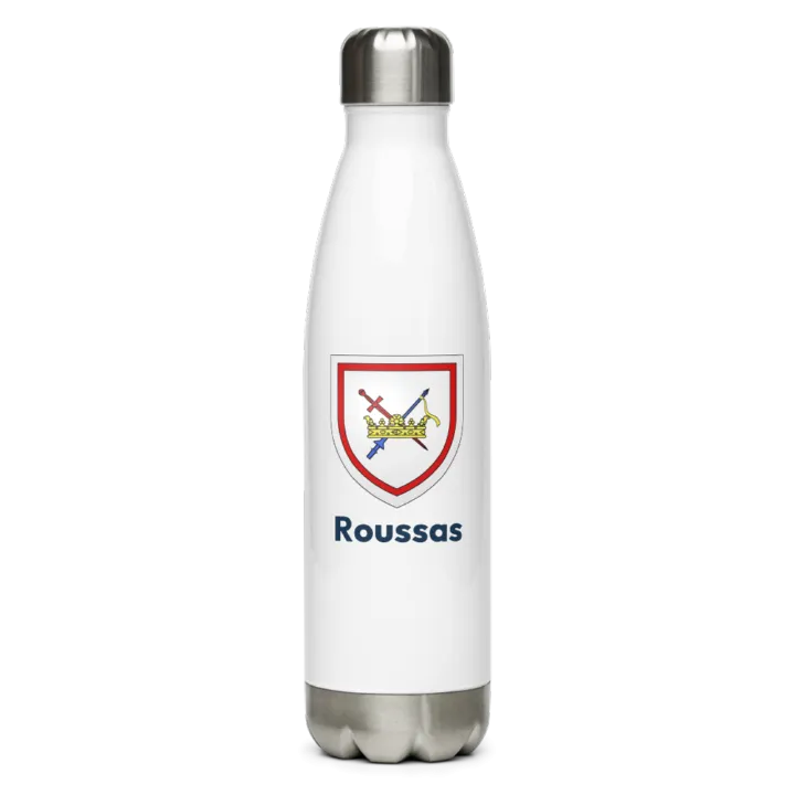 Gourde inox blason de Roussas