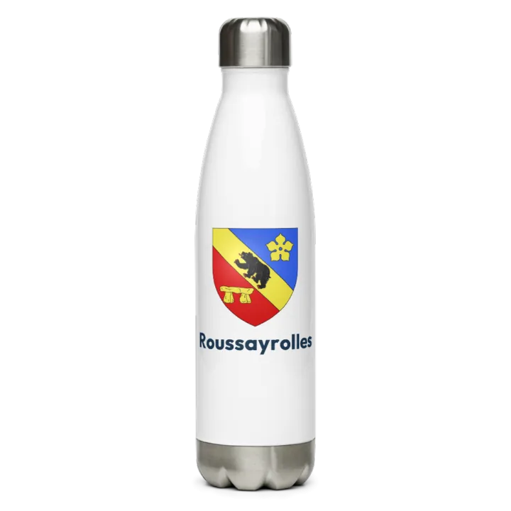 Gourde inox blason de Roussayrolles