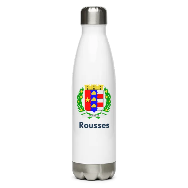 Gourde inox blason de Rousses