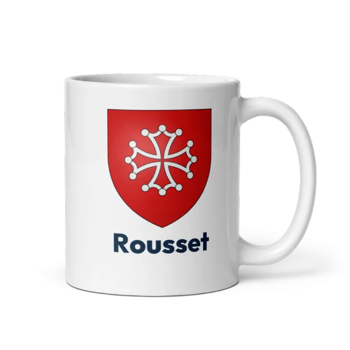 Mug blason de Rousset-Serre-Ponçon