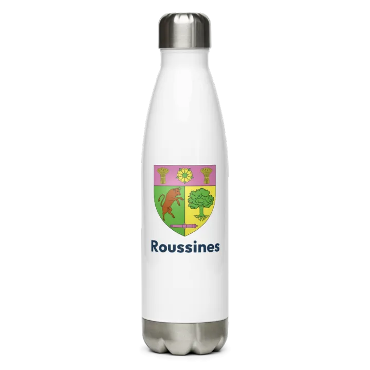 Gourde inox blason de Roussines