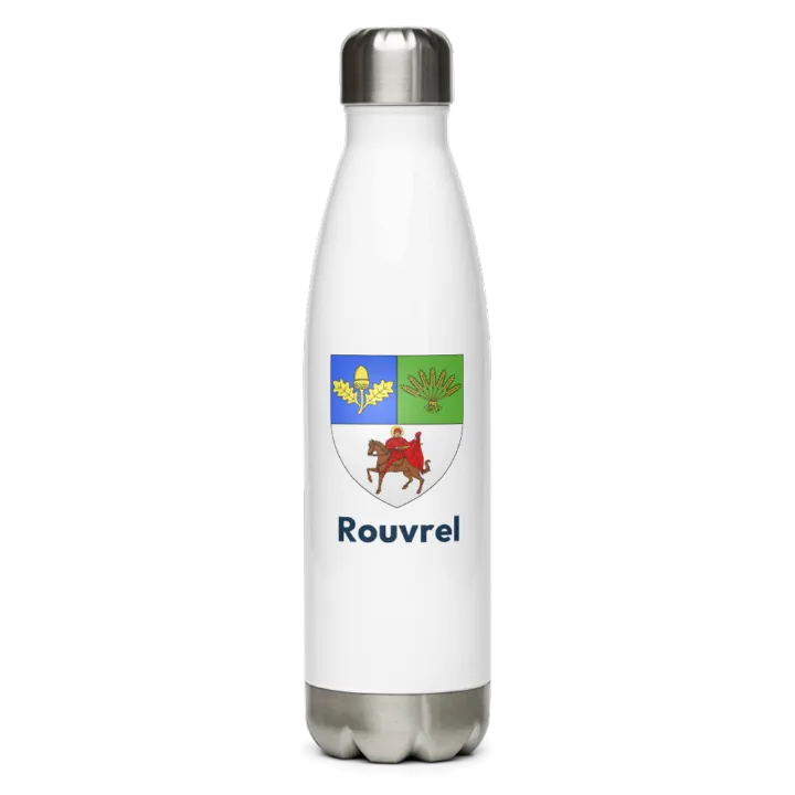 Gourde inox blason de Rouvrel