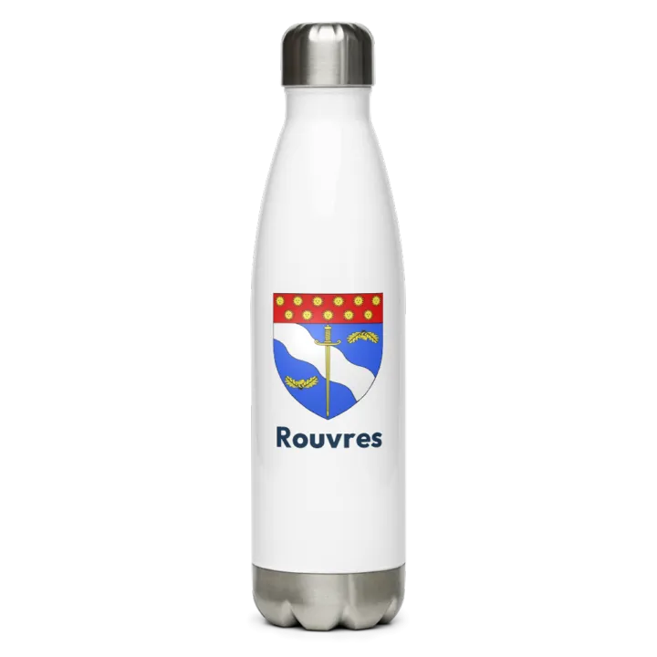 Gourde inox — blason de Rouvres