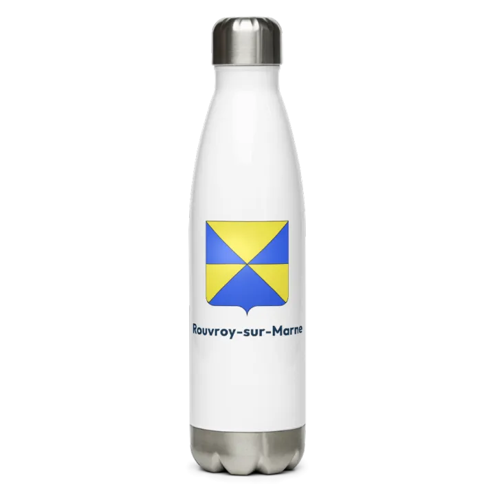 Gourde inox — blason de Rouvroy-sur-Marne