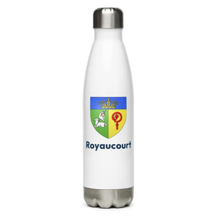 Gourde inox blason de Royaucourt