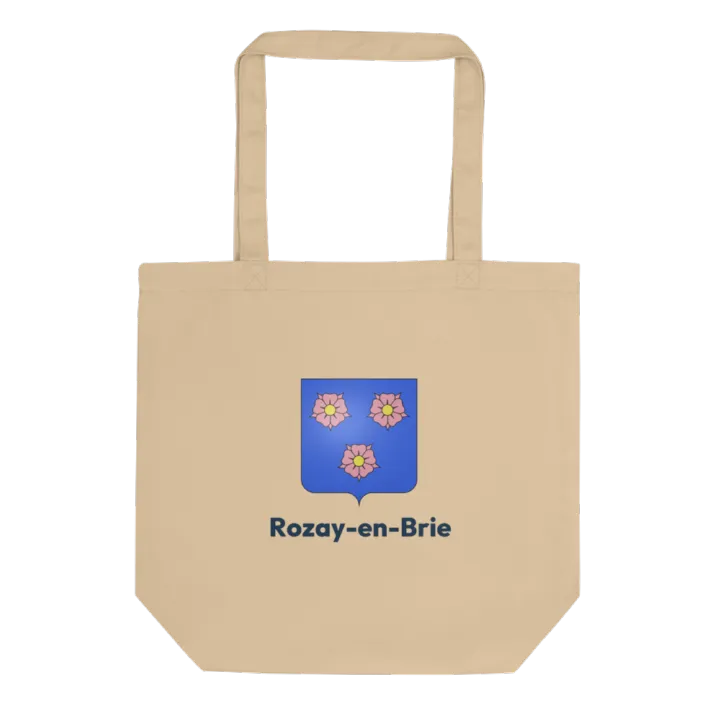 Tote bag coton bio — blason de Rozay-en-Brie
