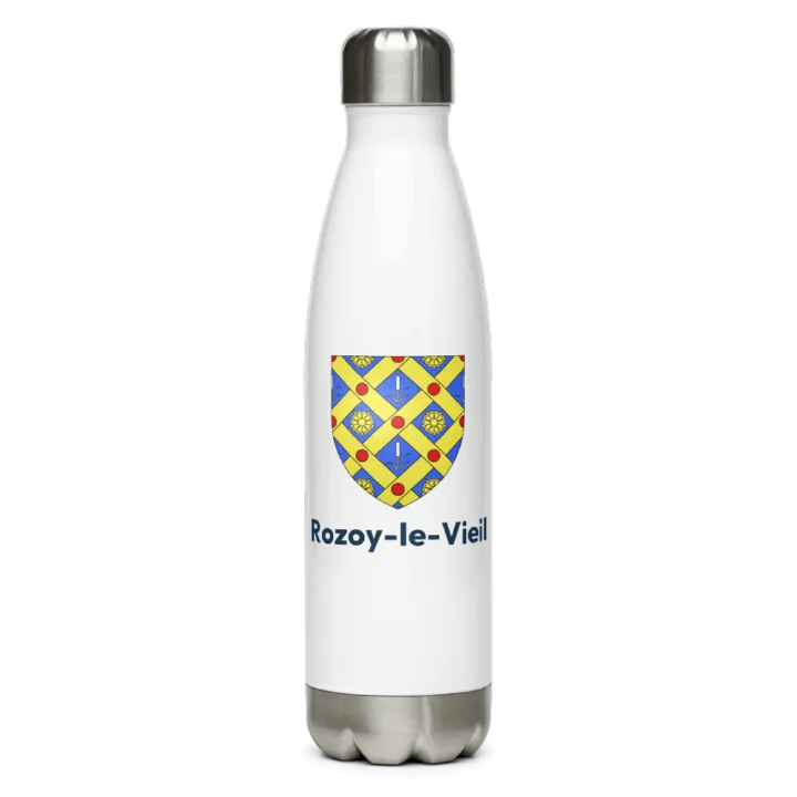 Gourde inox blason de Rozoy-le-Vieil