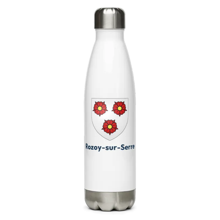 Gourde inox blason de Rozoy-sur-Serre