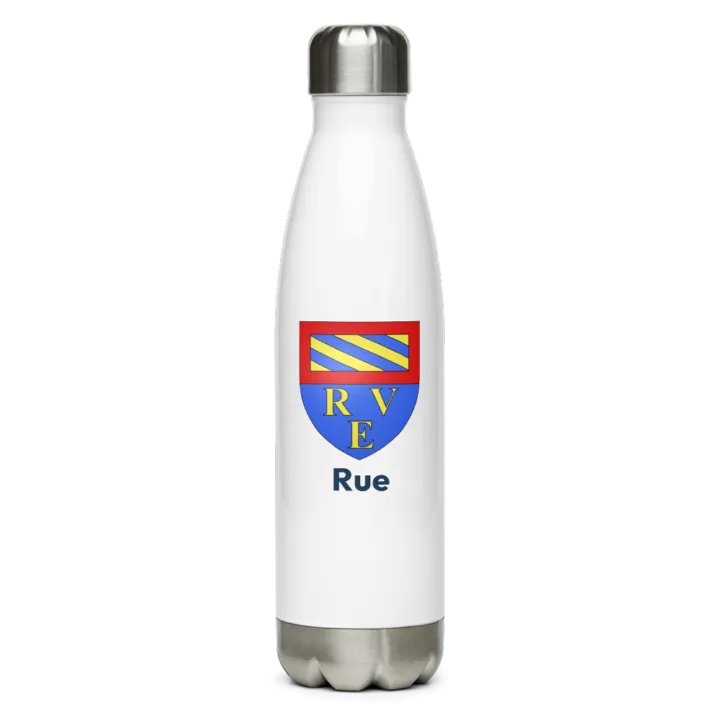 Gourde inox blason de Rue