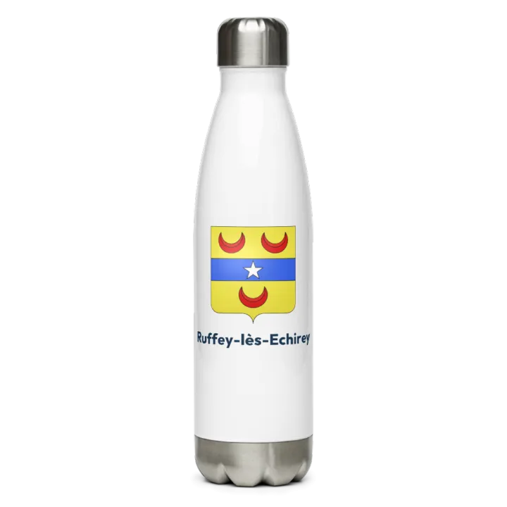 Gourde inox — blason de Ruffey-lès-Echirey