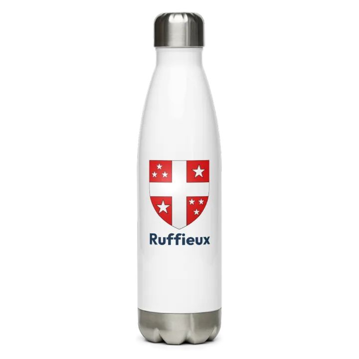 Gourde inox blason de Ruffieux