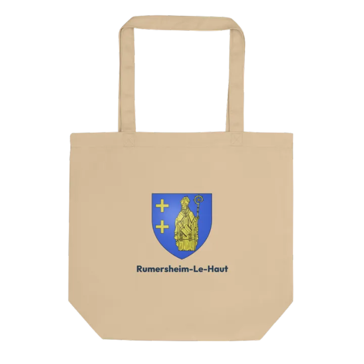 Tote bag coton bio — blason de Rumersheim-le-Haut