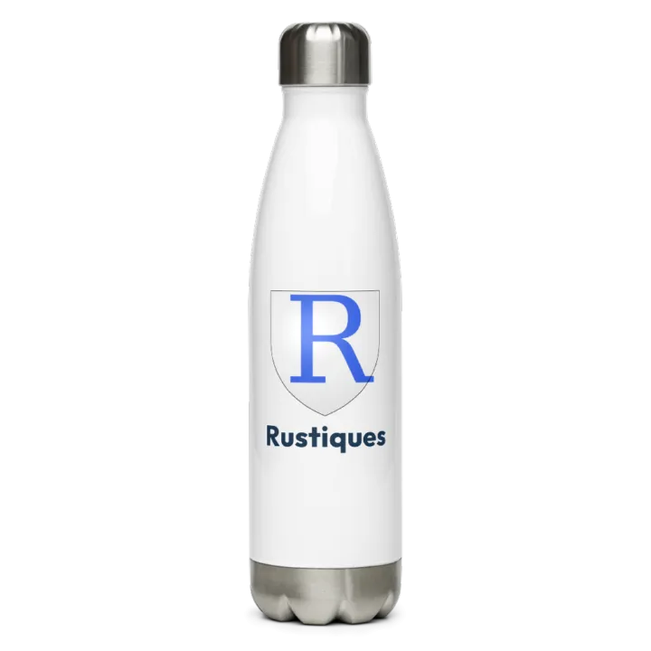 Gourde inox blason de Rustiques
