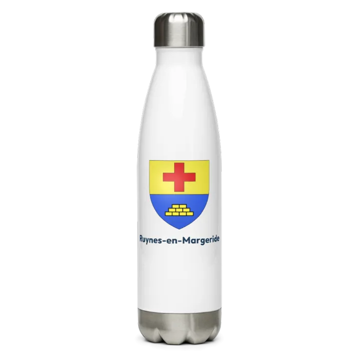 Gourde inox blason de Ruynes-en-Margeride