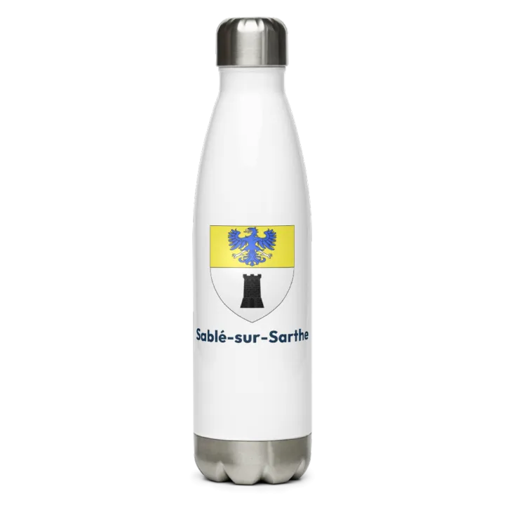 Gourde inox blason de Sablé-sur-Sarthe