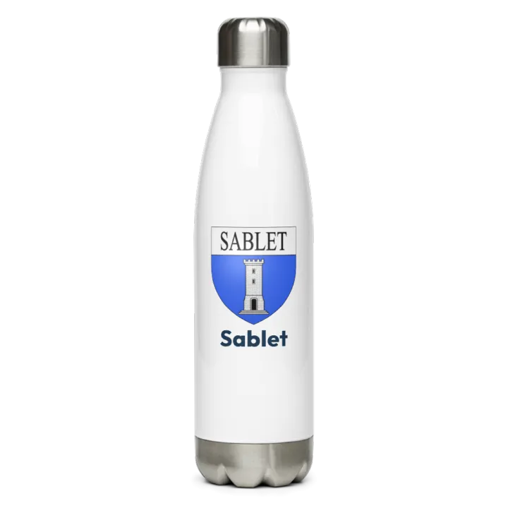 Gourde inox blason de Sablet