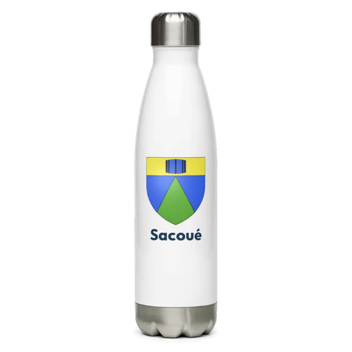 Gourde inox blason de Sacoué