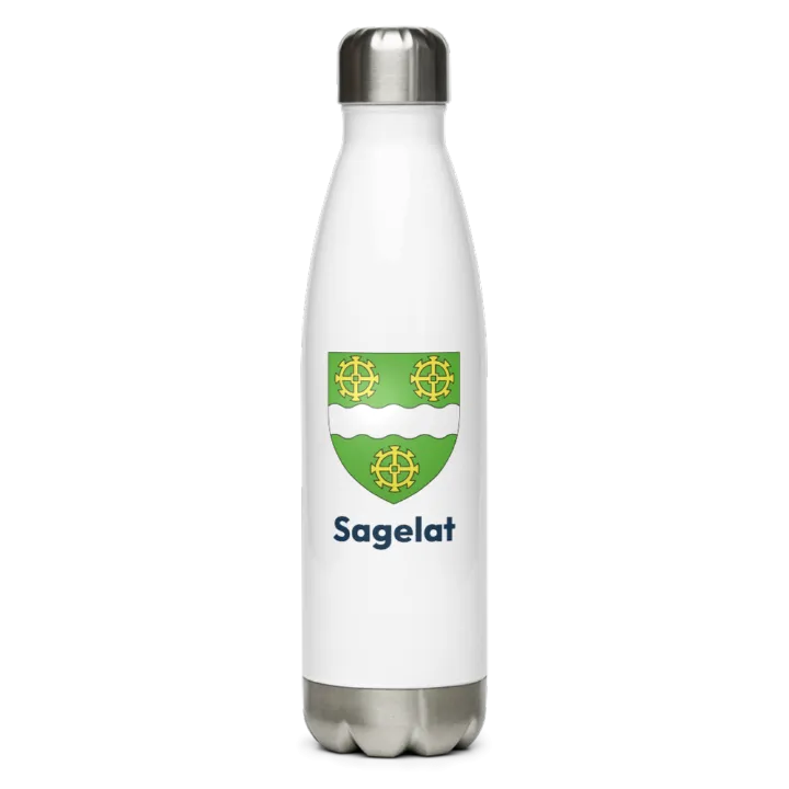 Gourde inox blason de Sagelat