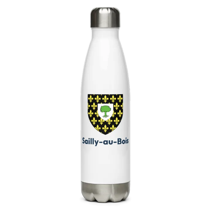 Gourde inox blason de Sailly-au-Bois