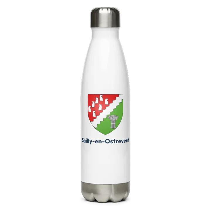 Gourde inox — blason de Sailly-en-Ostrevent