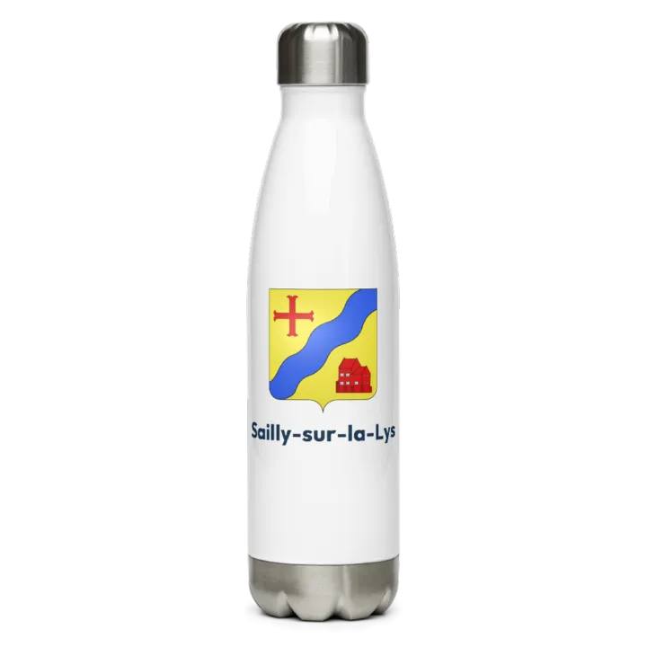 Gourde inox blason de Sailly-sur-la-Lys