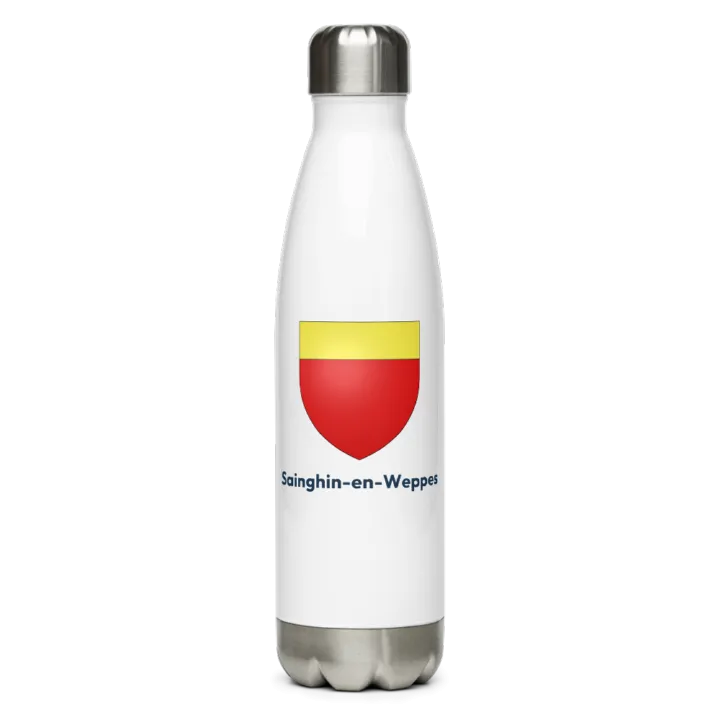 Gourde inox blason de Sainghin-en-Weppes