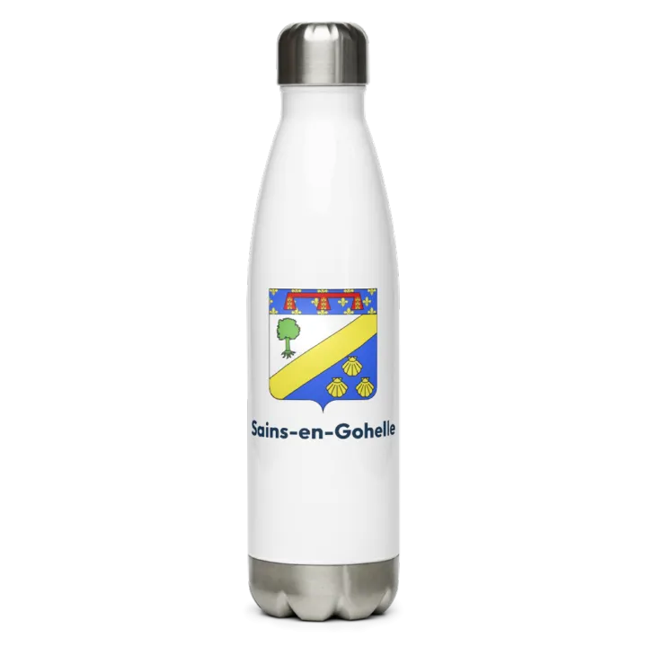 Gourde inox blason de Sains-en-Gohelle