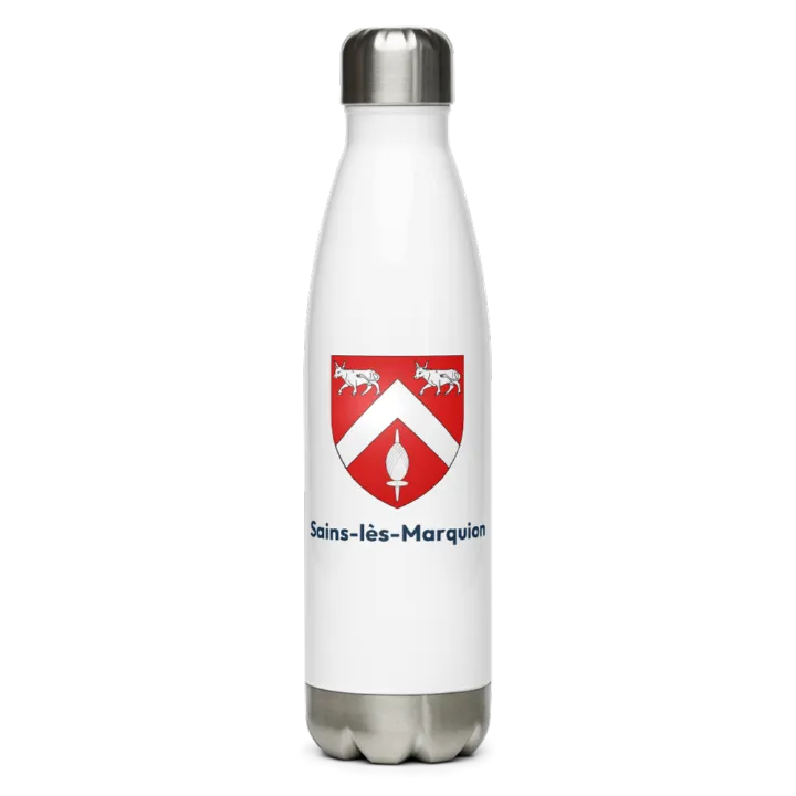 Gourde inox blason de Sains-lès-Marquion