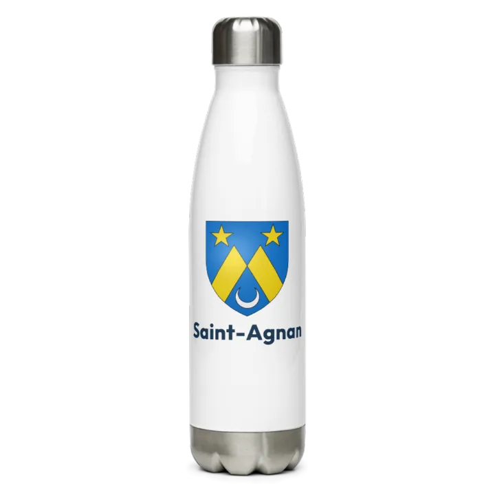 Gourde inox blason de Saint-Agnan