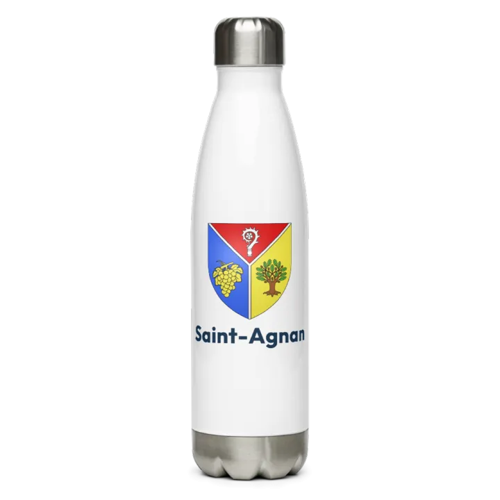 Gourde inox blason de Saint-Agnan
