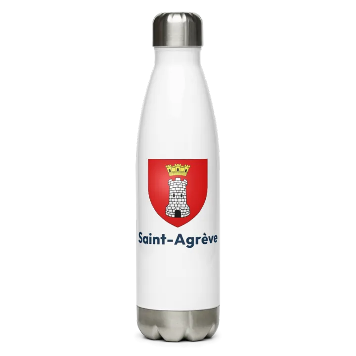Gourde inox blason de Saint-Agrève