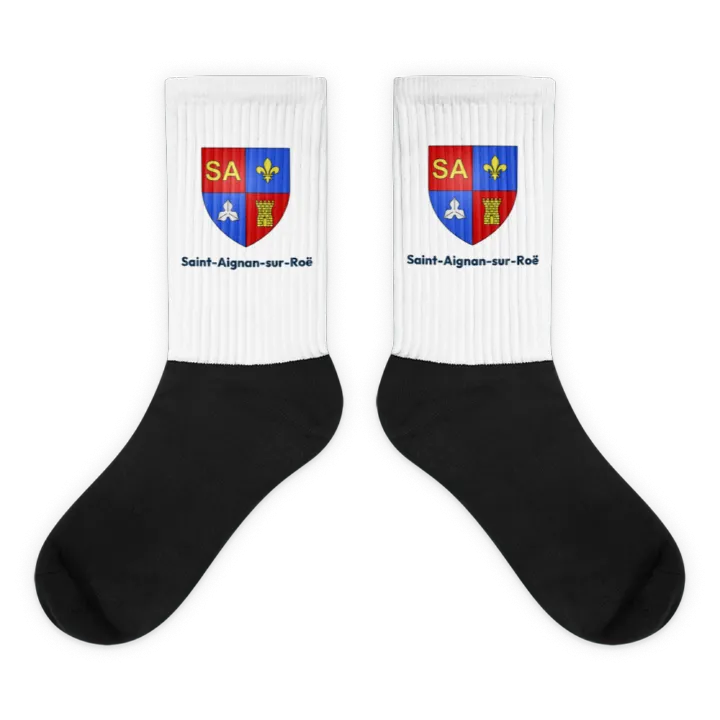 Chaussettes — blason de Saint-Aignan-sur-Roë