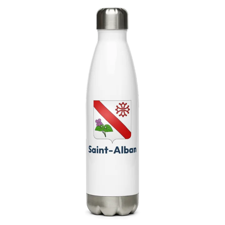 Gourde inox blason de Saint-Alban