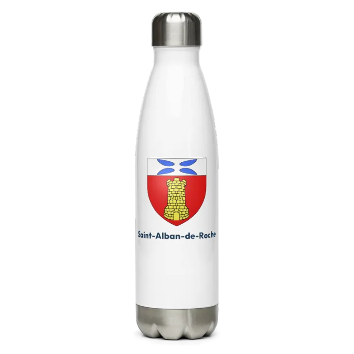 Gourde inox blason de Saint-Alban-de-Roche