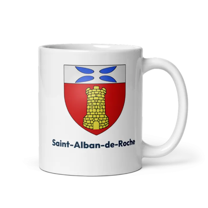 Mug blason de Saint-Alban-de-Roche
