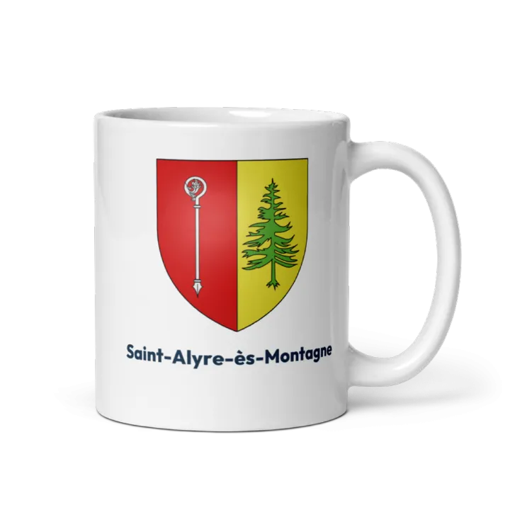 Mug blason de Saint-Alyre-ès-Montagne