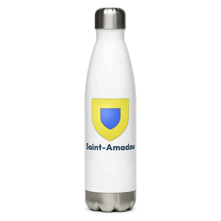 Gourde inox blason de Saint-Amadou