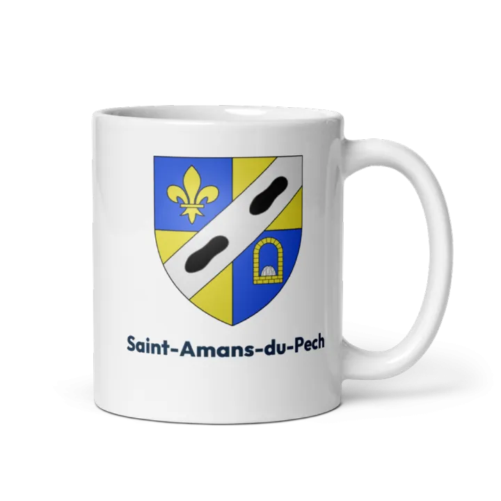 Mug blason de Saint-Amans-du-Pech