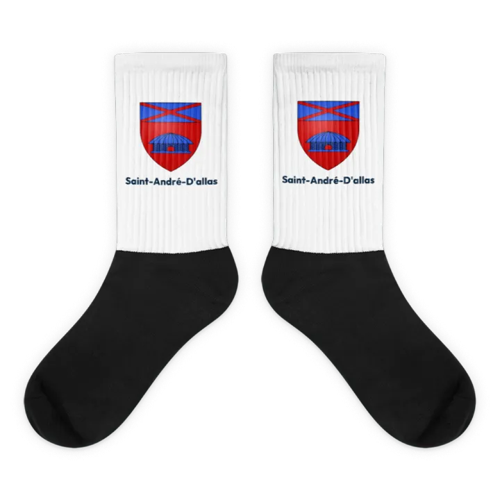 Chaussettes — blason de Saint-André-d'Allas