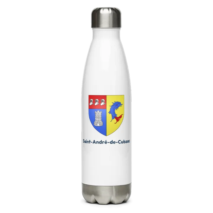Gourde inox blason de Saint-André-de-Cubzac