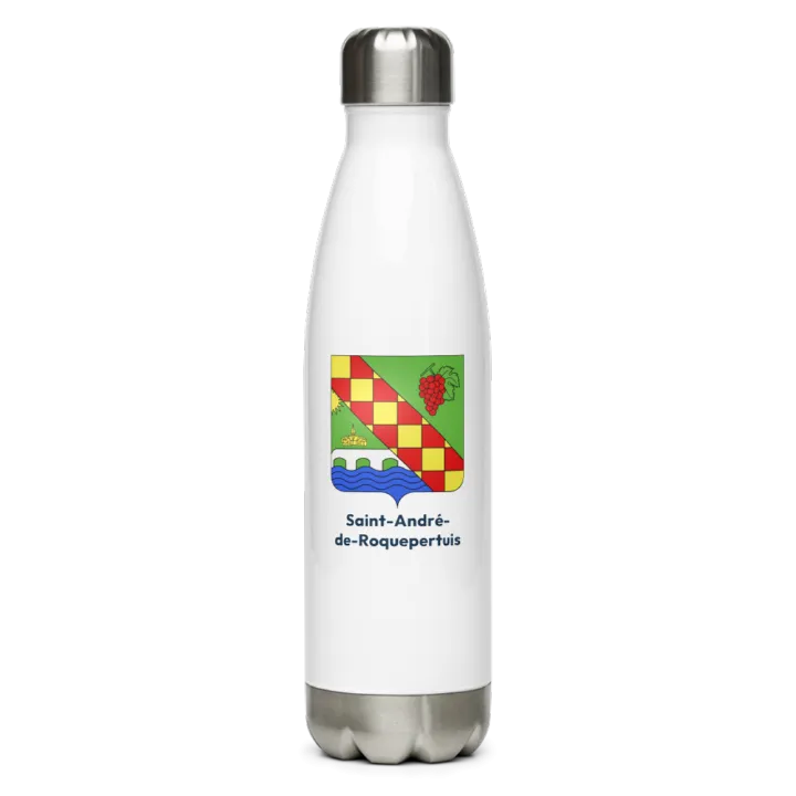 Gourde inox blason de Saint-André-de-Roquepertuis