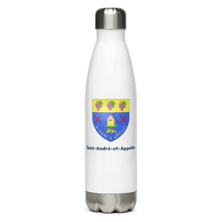 Gourde inox blason de Saint-André-et-Appelles
