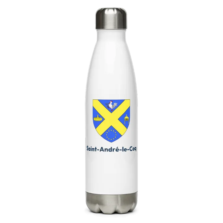 Gourde inox blason de Saint-André-le-Coq
